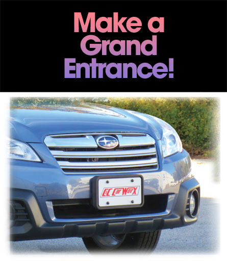 Make a Grand Entrance with a C&C CarWorx Front License Bracket