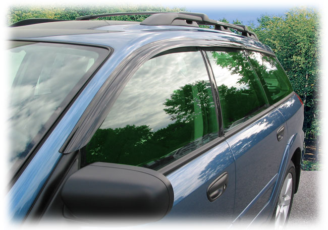 C&C CarWorx 2005-2009 Subaru Legacy Outback Wagon window visor rain guards