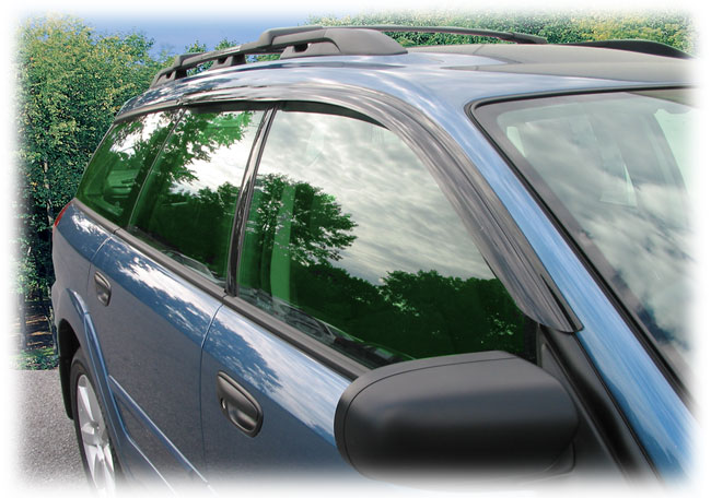 Customer testimonials confirm overwhelming satisfaction with the window visor rain guards by C&C CarWorx to fit 2005-2009 Subaru Outback Wagon and Subaru Baja