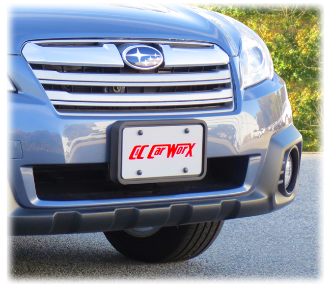 Front License Bracket to fit the 2013-2014 Subaru Outback Wagon by C&C CarWorx