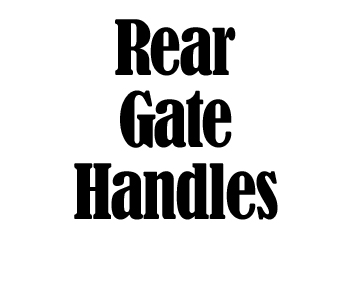 Rear Gate Handle Bars