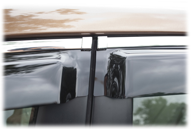 Customer testimonials confirm overwhelming satisfaction with the window visor rain guards by C&C CarWorx to fit 2010-11-12-13-14 Subaru Legacy Sedan