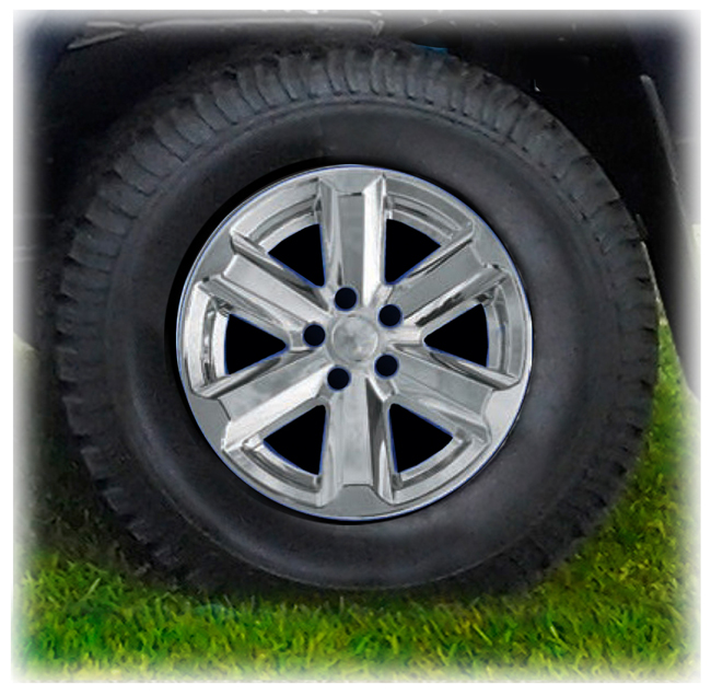 Set of 4 Aftermarket Wheel Skins
to fit 2007-2010 Toyota  Highlander