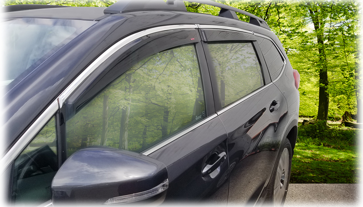 Genuine OEM Subaru Ascent Side Window Deflectors Vent Visors F001SXC000 **SALE** 