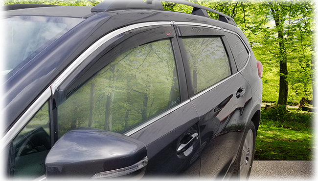 Ascent Window Visor Rain Guards