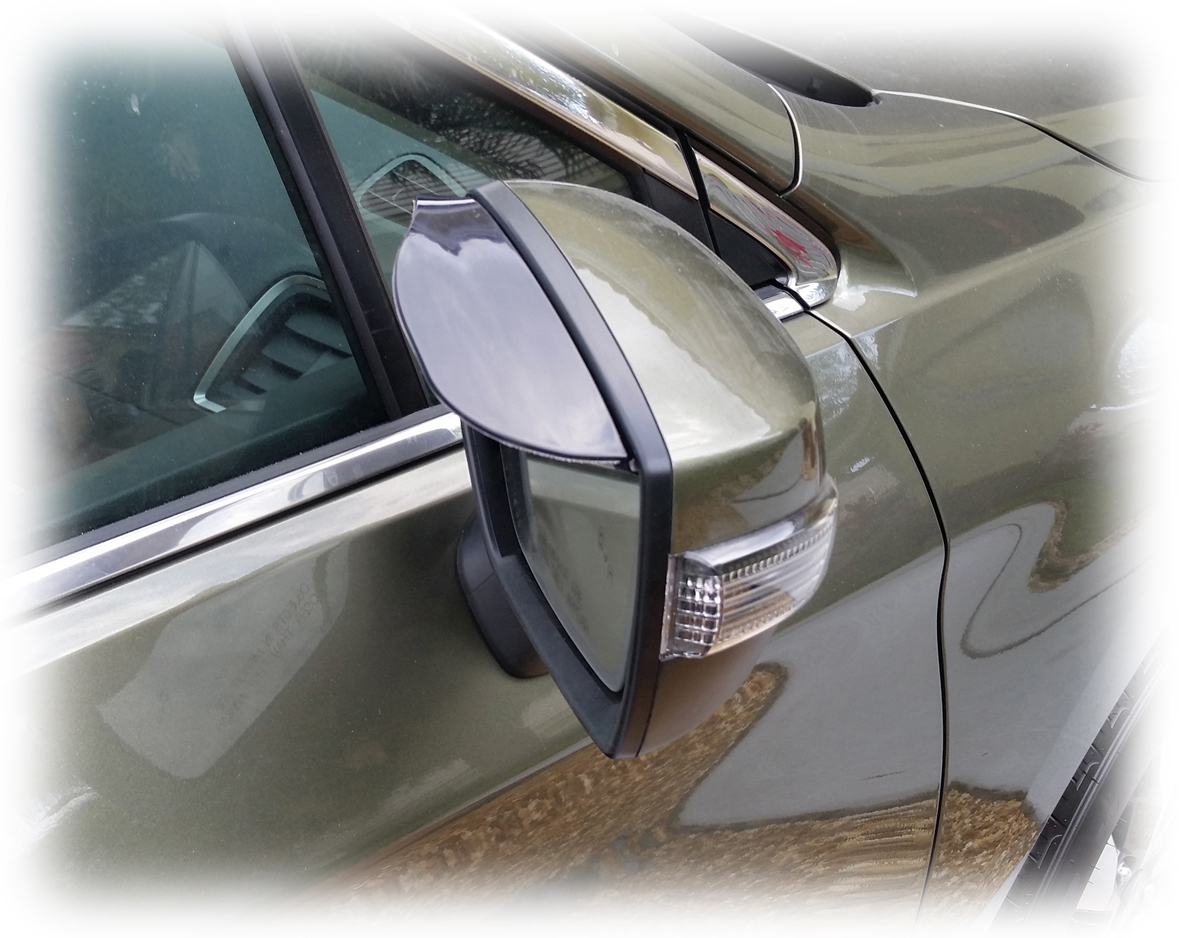 Car side shop mirror rain guard
