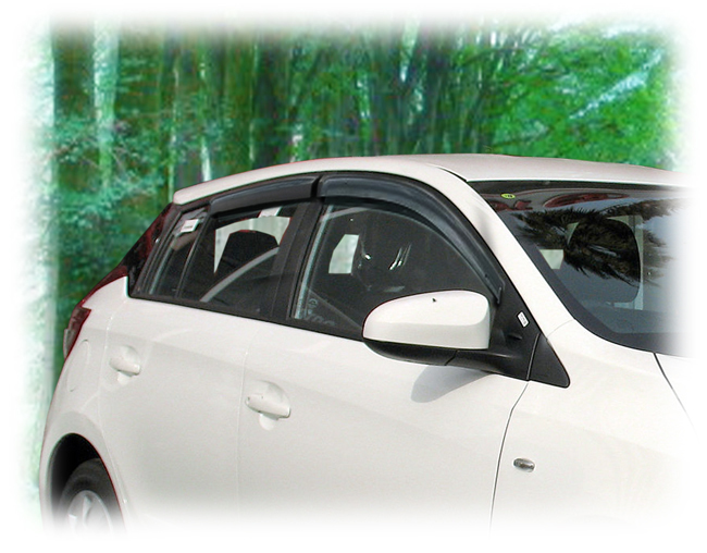 Toyota Yaris Window Visor Rain Guards