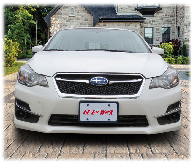 Front License Bracket to fit the 2017, 2018, 2019 Subaru Impreza by C&C CarWorx