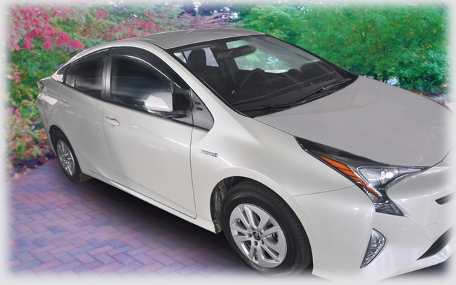 2016 Toyota Prius XW50 window visor rain guards