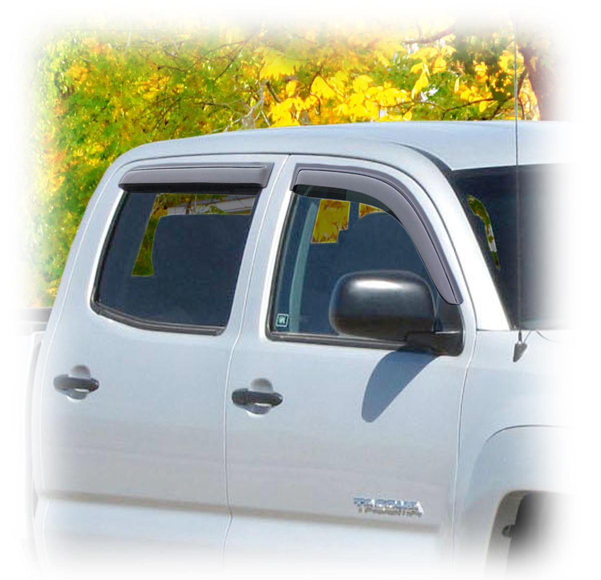 Window rain guards for toyota shop tacoma