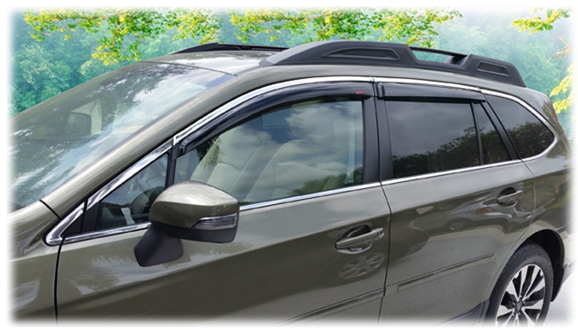 2015-2016-2017-2018-2019-2018 Subaru Outback Wagon window visor rain guards