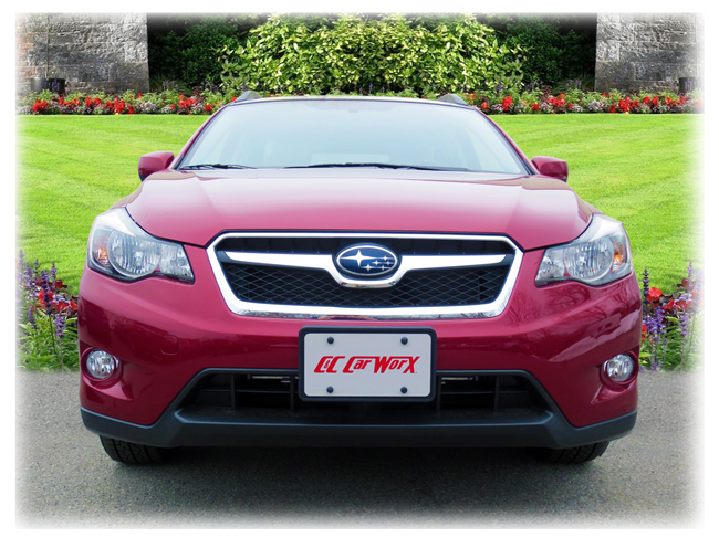 Front License Bracket to fit the 2013-2014-2015 Subaru XV Crosstrek by C&C CarWorx