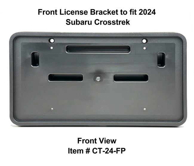 Front and Rear License Plate Frame/Bracket Assembly to fit all models