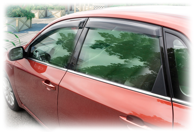 Impreza Window Visor Rain Guards