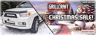 Grillcraft Sale on all Subaru and Toyota Grilles