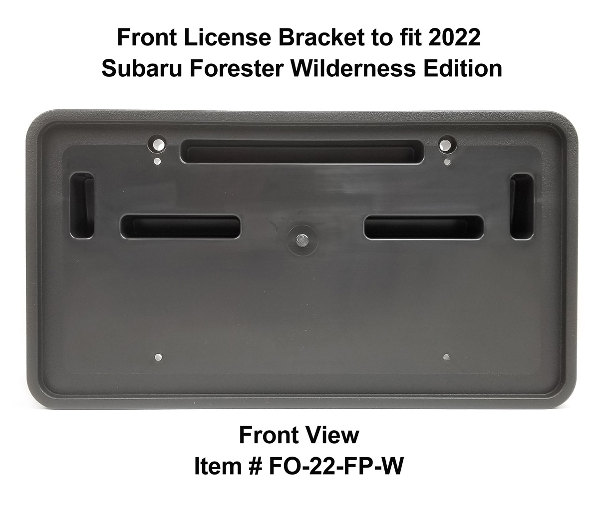 Front License Plate Frame/Bracket Assembly to fit 2022 Subaru Forester