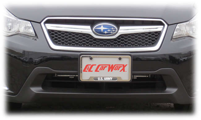 Customer testimonials confirm overwhelming satisfaction with the Front License Bracket to fit the 2016-2017 Subaru Crosstrek by C&C CarWorx