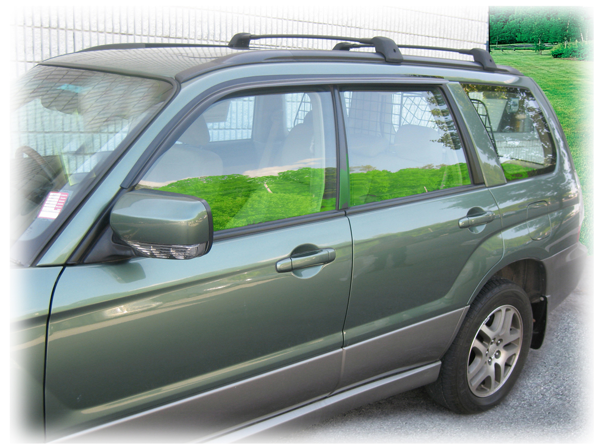 Tape On Outside Mount Window Visors Rain Guards Shades Wind