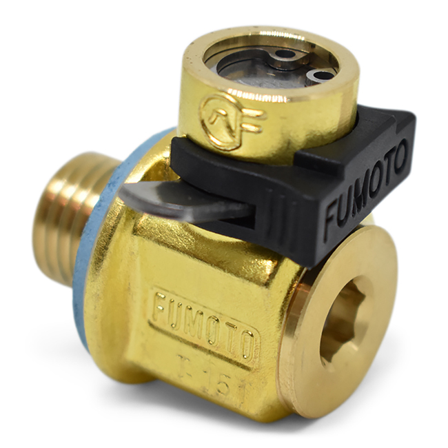 Fumoto Oil Drain Valve with Safety Lever Clip supplied standard with your purchase