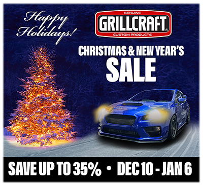Grillcraft Sale on all Subaru and Toyota Grilles