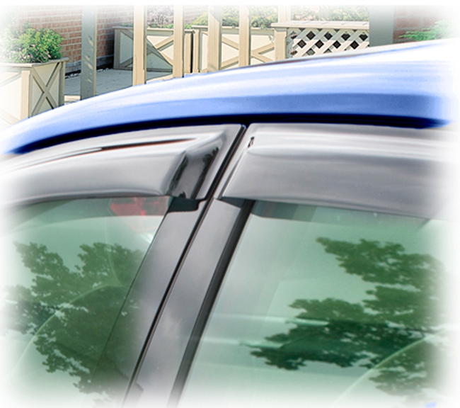 Customer testimonials confirm overwhelming satisfaction with the Tape-On Outside-Mount Window Visor Rain Guards
to fit 2012-2013-2014-2015-2016 Subaru Impreza Sedan
excluding WRX & STI models  by C&C CarWorx