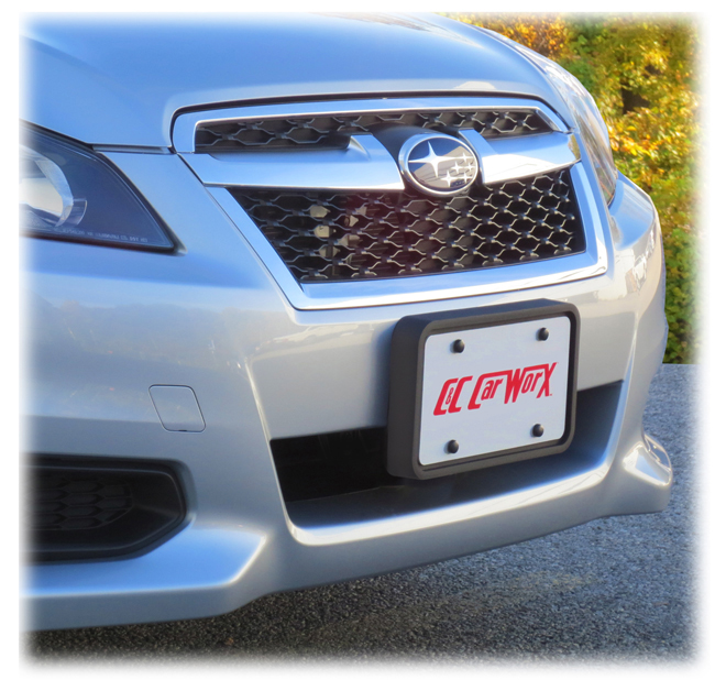 Front License Bracket to fit the 2013-2014 Subaru Legacy Sedan by C&C CarWorx