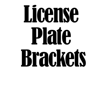 License Plate Brackets