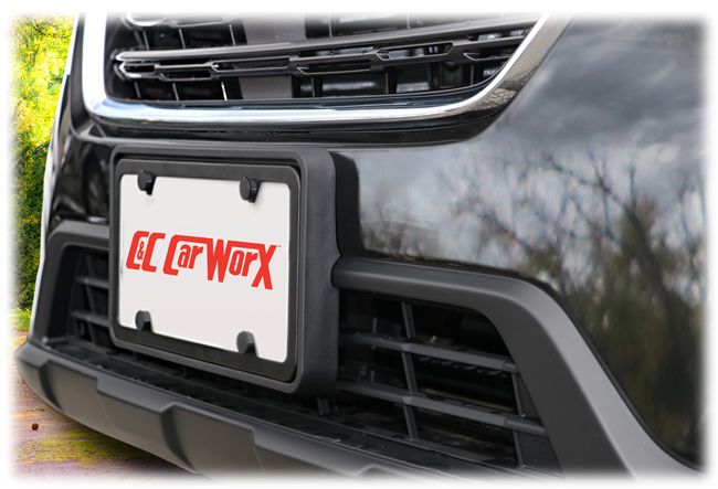 Front License Bracket to fit the 2018-2019 Subaru Outback Wagon by C&C CarWorx