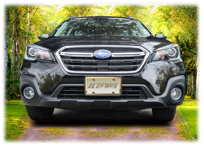 Front License Bracket to fit the 2018-2019 Subaru Outback Wagon by C&C CarWorx