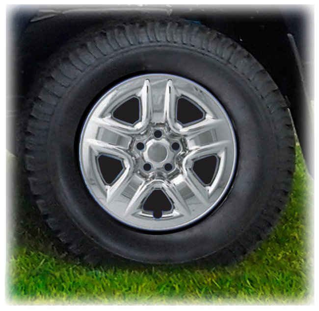 Set of 4 Aftermarket 17-inch wheel skins
to fit 2006-2012 Toyota Rav4