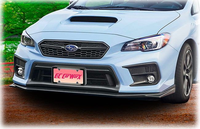 Front License Bracket to fit the 2018-2019 Subaru Impreza WRX & STI by C&C CarWorx