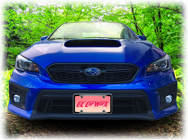 Front License Bracket to fit the 2018-2019 Subaru Impreza WRX & STI by C&C CarWorx