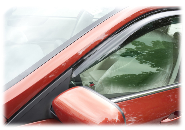 2008-2014 Subaru Impreza WRX & STI window visor rain guards