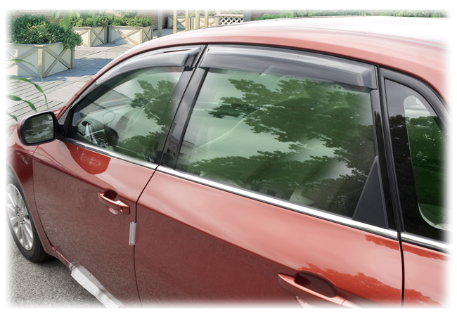 2008-211 Subaru Impreza window visor rain guards