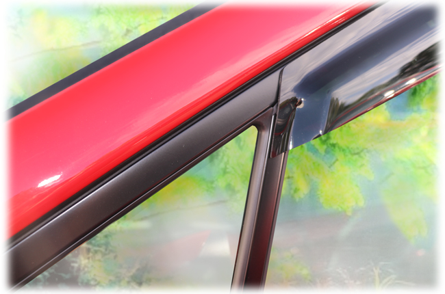 Shown on a 2018 Impreza WRX STI , our new Perfect-Fit ® Tape-On Outside-Mount Window Visors which fit the 2015-19 WRX & STI are sure to be admired and appreciated both for classy design as well as excellent functionality.