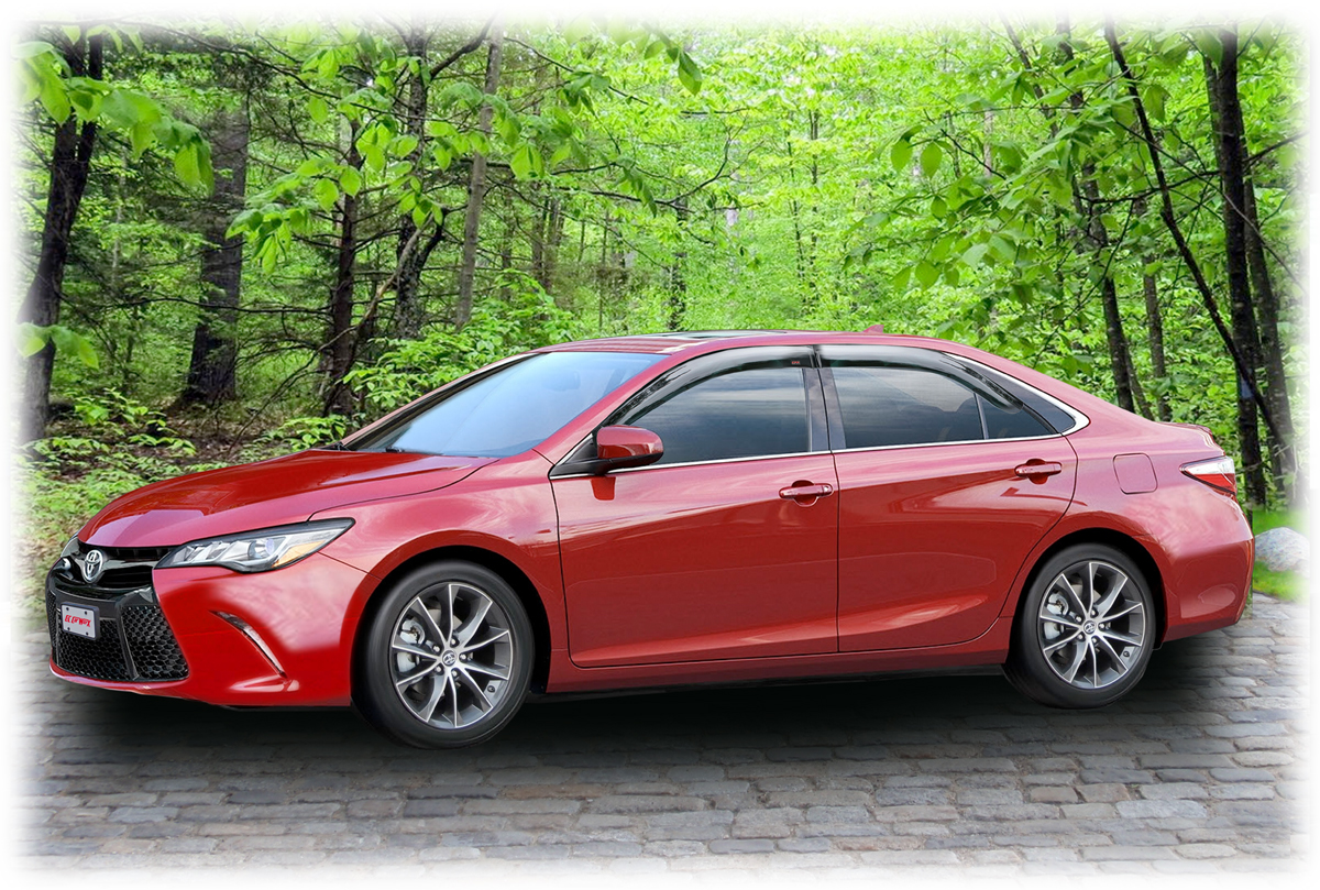 Camry shop rain guards