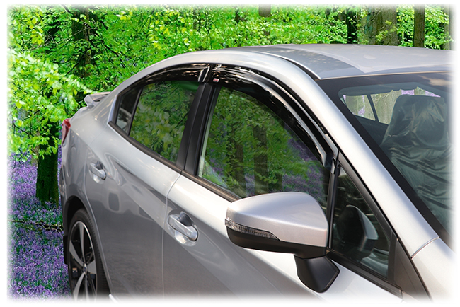 For Opel Corsa B 1994-00 Side Window Wind Visors Sun Rain Guard Vent  Deflectors