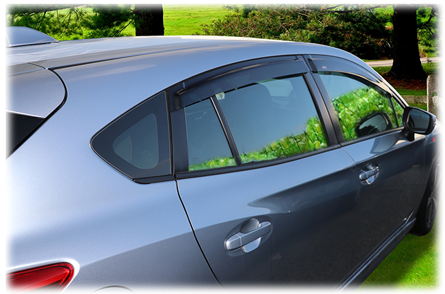 2017-21 Subaru Impreza Hatchback window visor rain guards