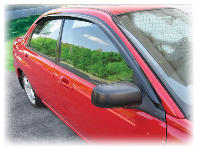 2002-2007 Subaru Impreza window visor rain guards