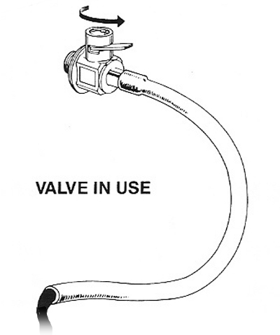 SUBARU OIL CHANGE VALVE WITH HOSE