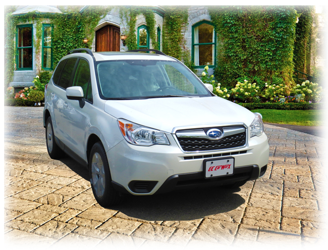 Front License Bracket to fit the 2014-15-16 Subaru Forester 2.5i (non-Turbo) by C&C CarWorx