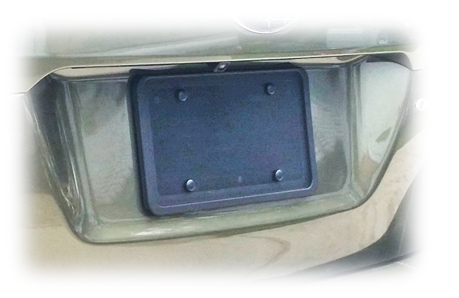 Universal Rear License Bracket by C&C CarWorx